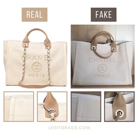 chanel deauville tote real vs fake|Chanel deauville tote size comparison.